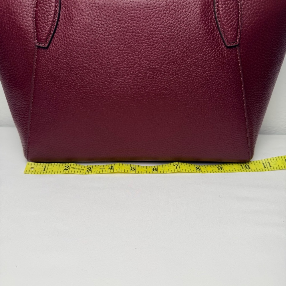 Kate Spade New York Monica pebbled leather‎ Deep Red Satchel Bag - Picture 7 of 14